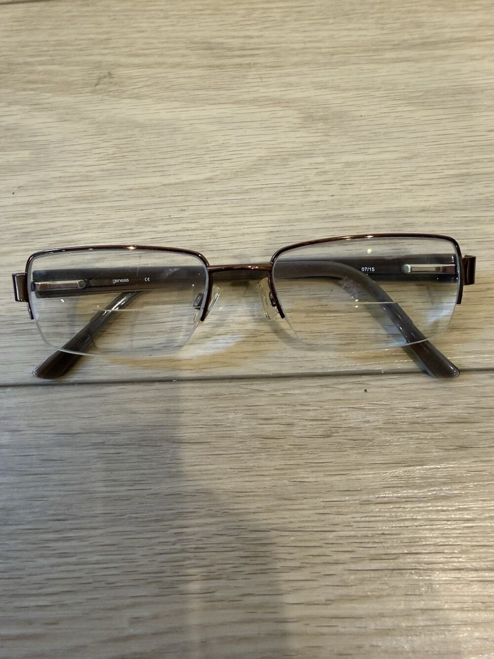 Genesis G4030 Gunmetal Eyeglasses FRAME ONLY 55-18-145